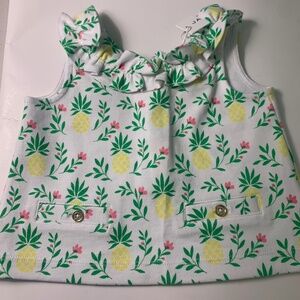 Janie & Jack 12-18 month baby girl pineapple shirt NWT